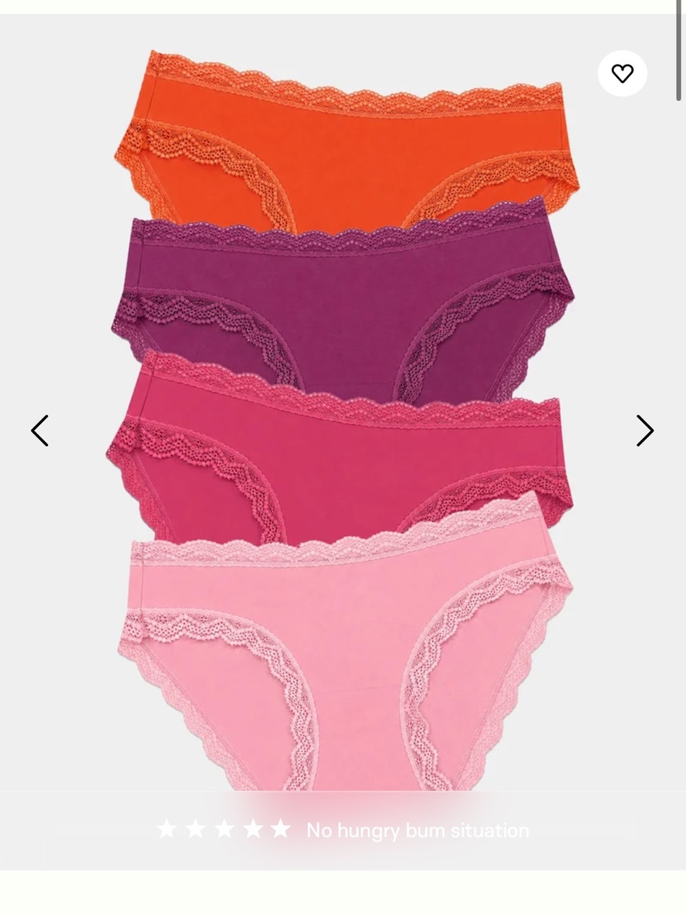 Stripe & Stare Knickers Set Large Autumn Sunset NIB